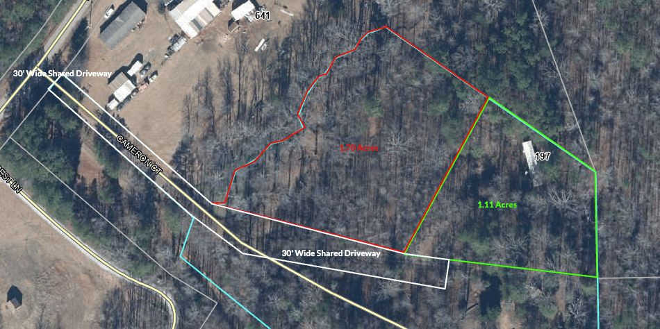 196 cameron ct., pickens sc 29671 (land only) hero home features