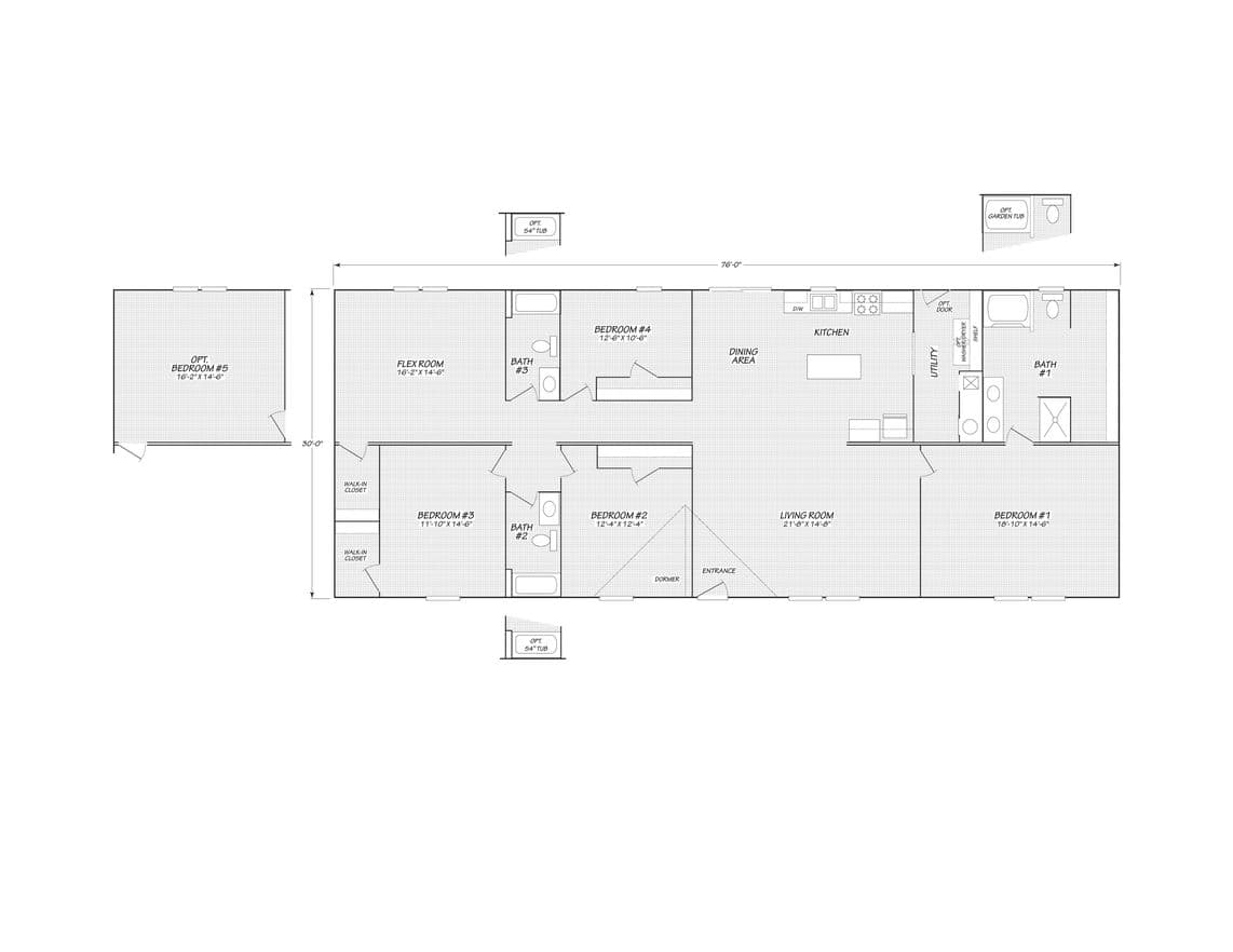 Phoenix 32764a floor plan home features